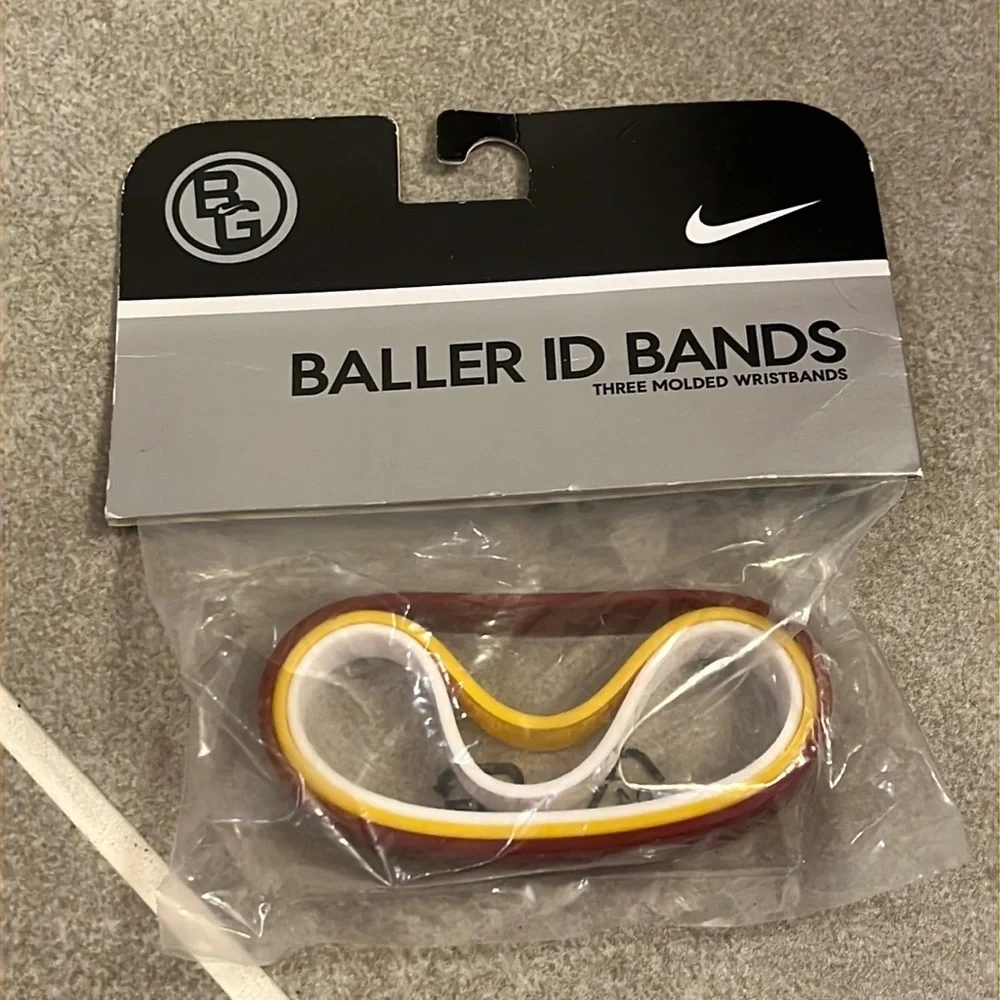 Nike Baller ID Bands Wristbands Bracelets new Vintage 2005 Adult Battlegrounds